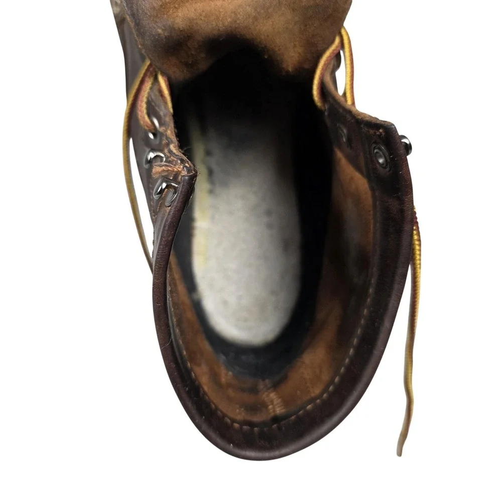 Danner Boots Mens Size 12 Brown Leather‎ Bull Run Moc 6 Steel Toe Work Safety